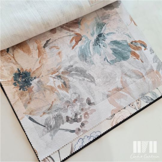 Rèm Vải Họa Tiết - Collection Floral 01/2023