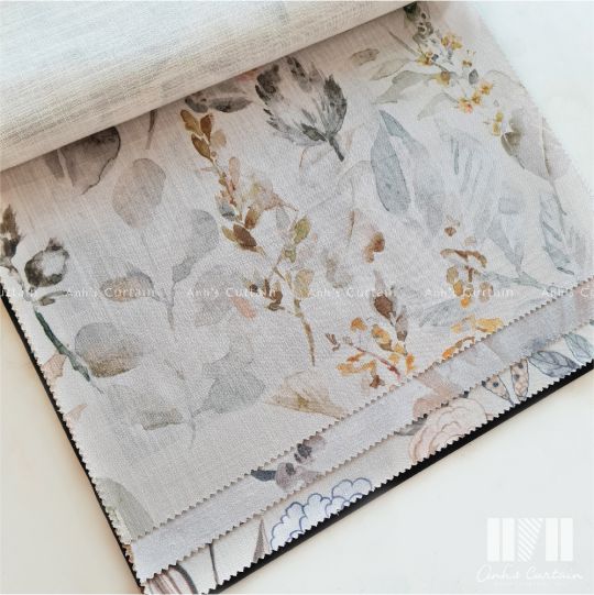 Rèm Vải Họa Tiết - Collection Floral 01/2023